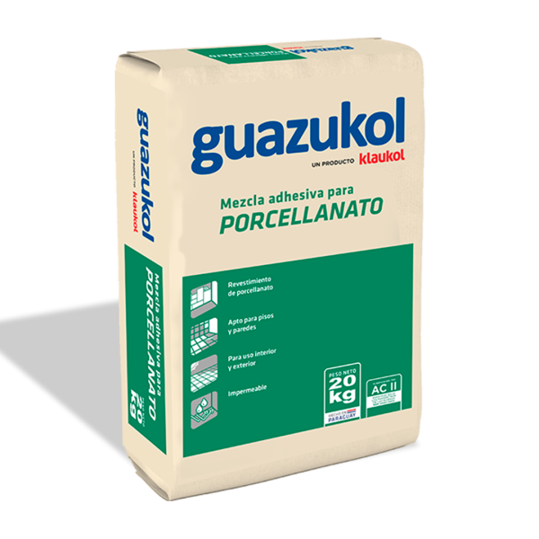 GUAZUKOL PORCELANATO - 20 kg